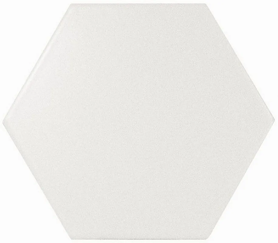 Плитка 21767 Scale Hexagon White Matt 10,7х12,4