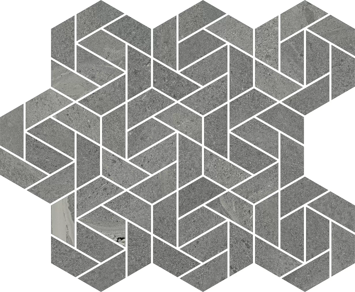 Мозаика 620110000156 Metropolis Graphite Dark Mosaico Icon 28.6x34.7