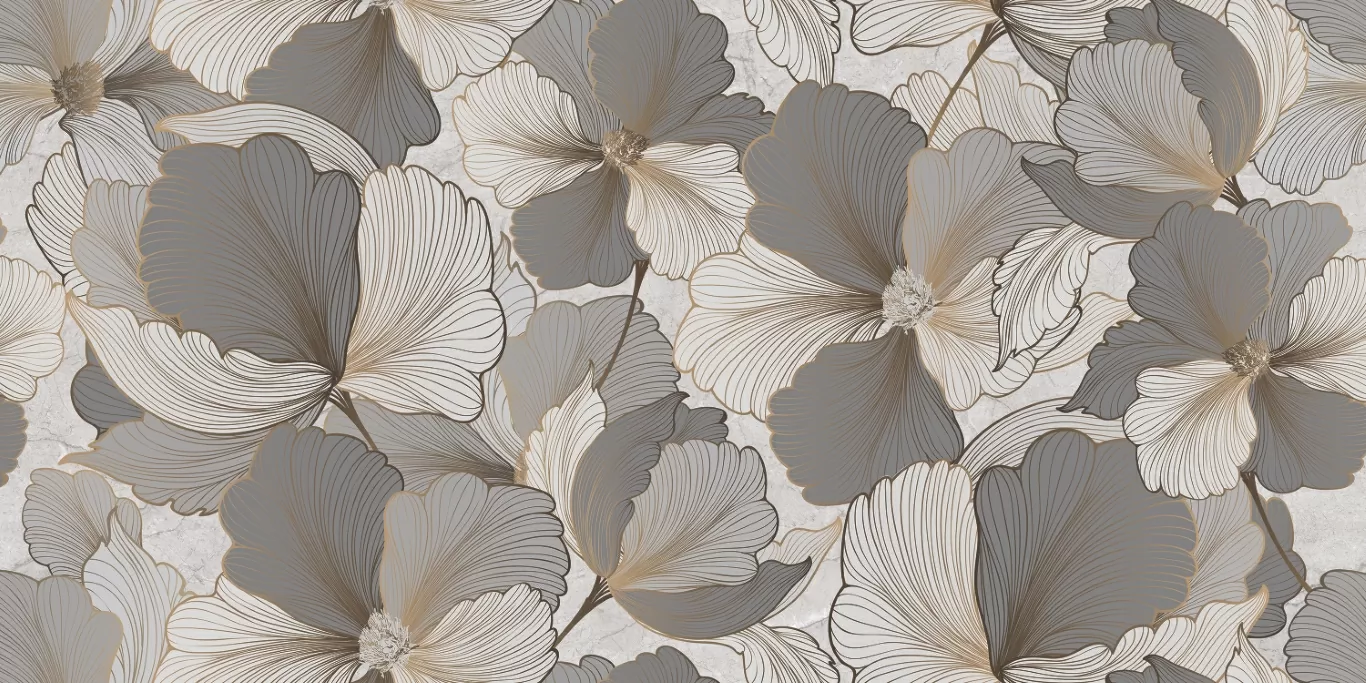 Керамогранит Awetic Bianco Decor Glossy 120x60