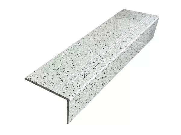 Ступени Ступень фронтальная Terazzo Poiish Silver 30x120