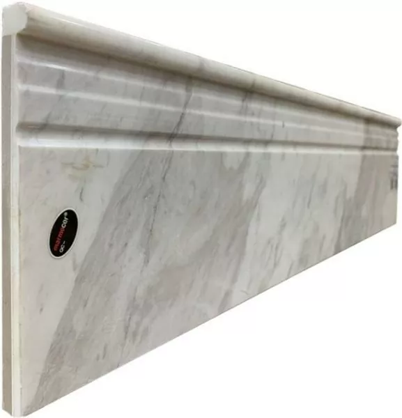 Керамогранит PJG-DJX037-ABS 37 Skirting Diana White 60x15