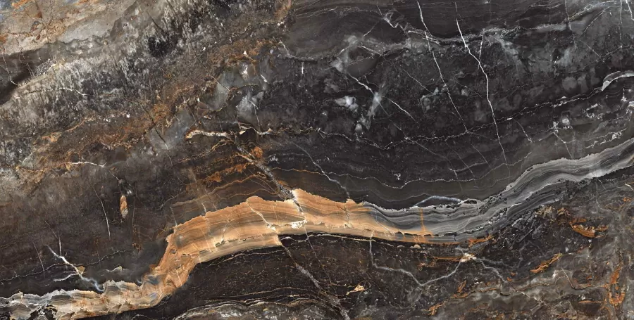 Керамогранит N20432 Lawa Nero Carving 60x120