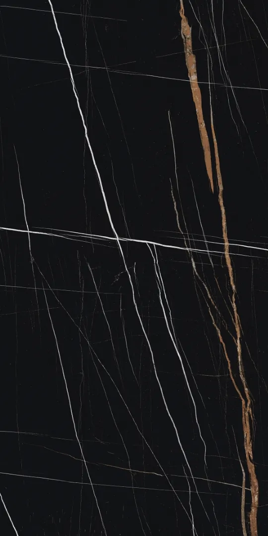Керамогранит K-1004/MR Marble Trend Nero Dorato 600x1200x10