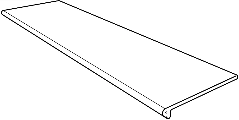 Ступени 970467 Ступень фронтальная Rodeno Round. Smooth Nogal 33x120