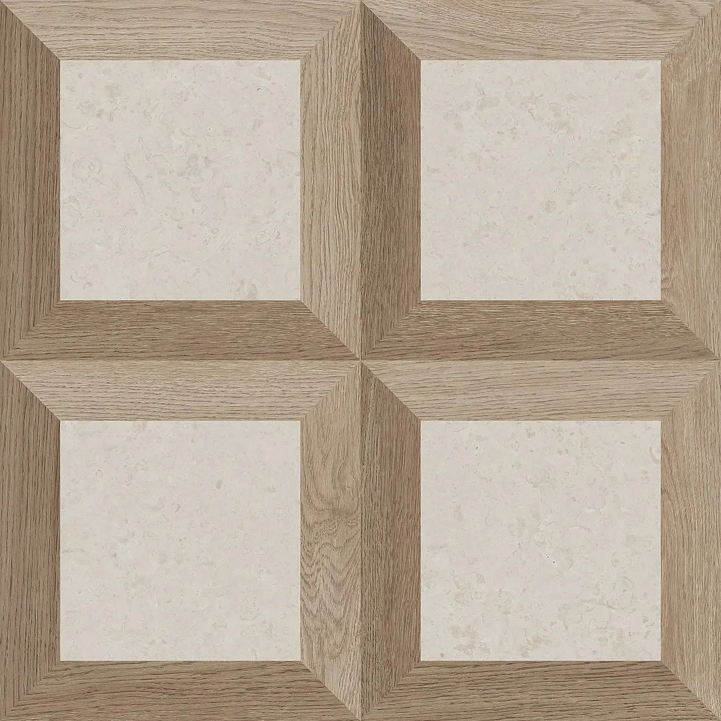 Керамогранит PF60017066 V Stone Frame White Nat Rett 8.5mm 60x60