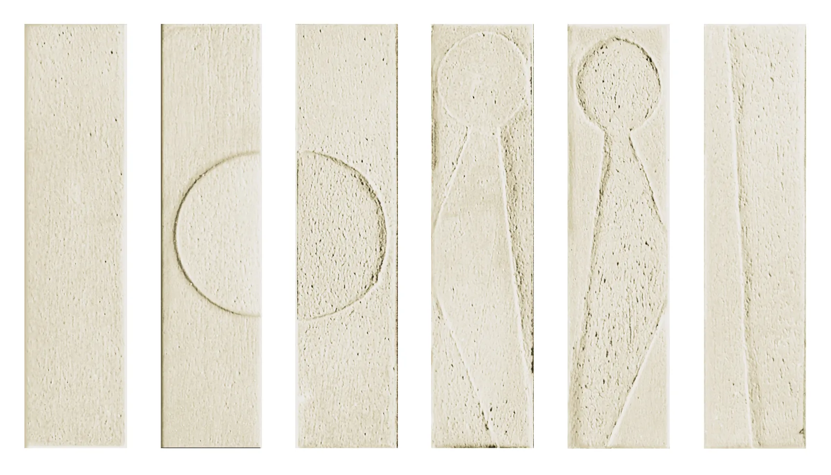 Керамогранит 118620 Koine Alphabet Gesso 4,5x18,6