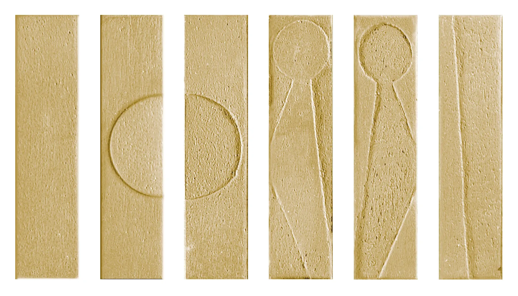 Керамогранит 118622 Koine Alphabet Ocra 4,5x18,6