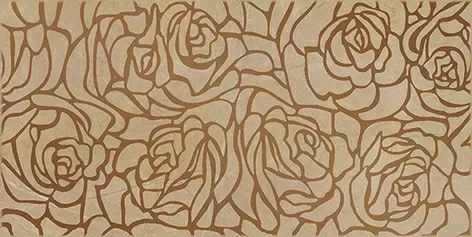 Плитка Serenity Rosas Декор коричневый 08-03-15-1349 20х40