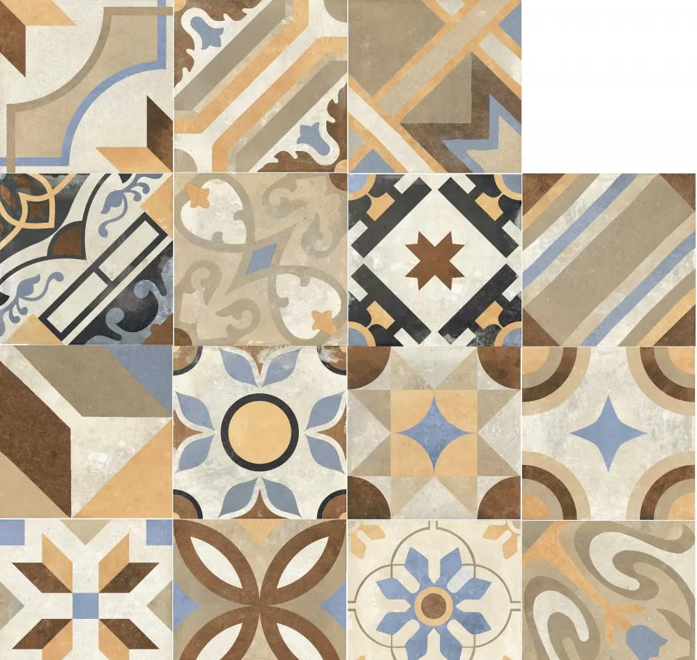 Керамогранит J87772 Swing Beige Multicolor Mix 20.3x20.3