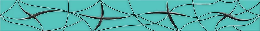 Плитка Бордюр VELA TIFFANI STELLA 6,2x50,5