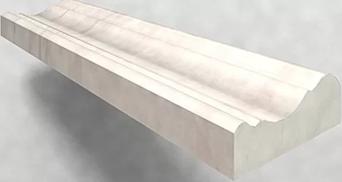 Керамогранит 02 Molding Diana White 120x8