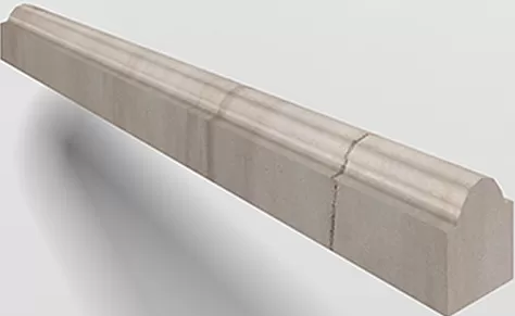 Керамогранит 06 Molding Diana White 120x2.5