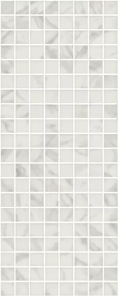 Плитка MM7203 Алькала белый мозаичный 50x20