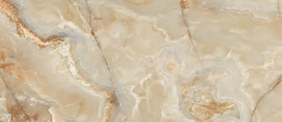 Керамогранит 766030 Onyx&More Magnum Golden Onyx 6 mm 120x280