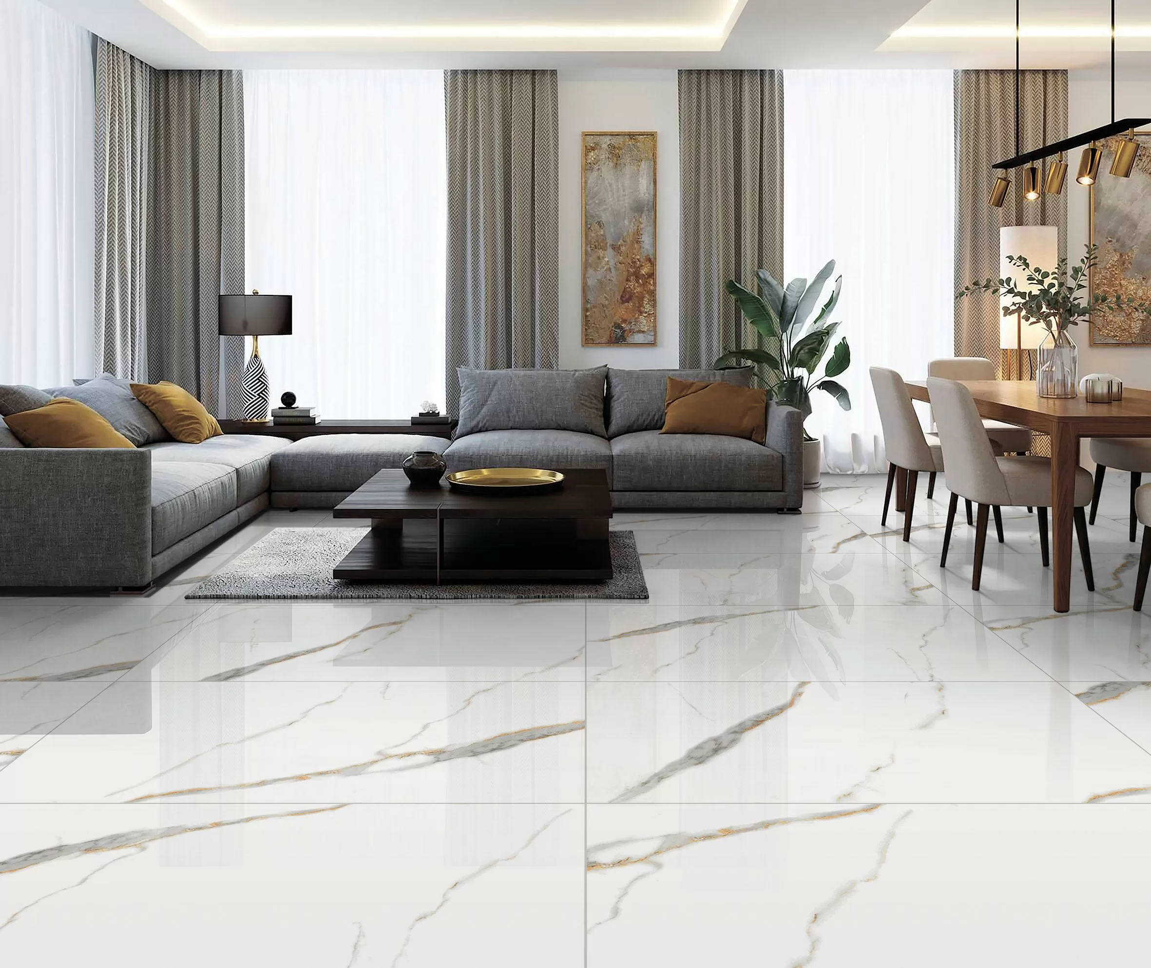 Коллекция Golden White Statuario — Laparet