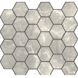 Мозаика Travertino silver MAT hex 18x30x6 295x305x6