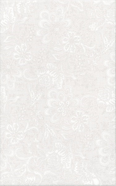 Плитка 6385 Ауленсия серый орнамент 25x40