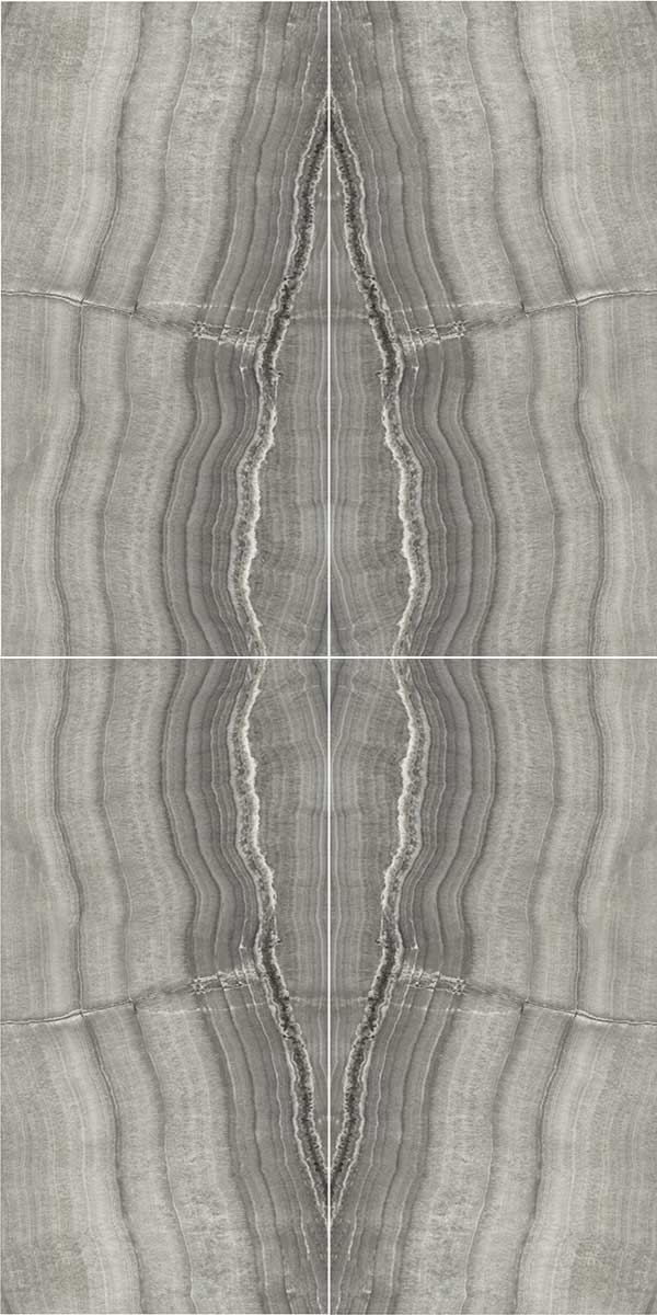 Керамогранит 79414 Skorpion Bookmatch Grey R/L S/4 120x240 (4*60x120)