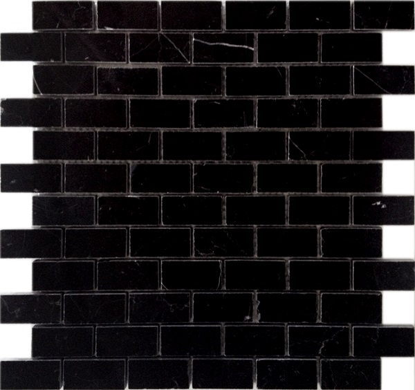 Мозаика Pietrine Nero Oriente POL 23x48x4 29.8x29.8