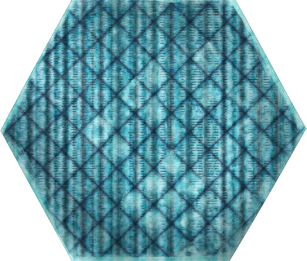 Керамогранит TRIBU Blue Matt Hexa 23,2x26,7 *