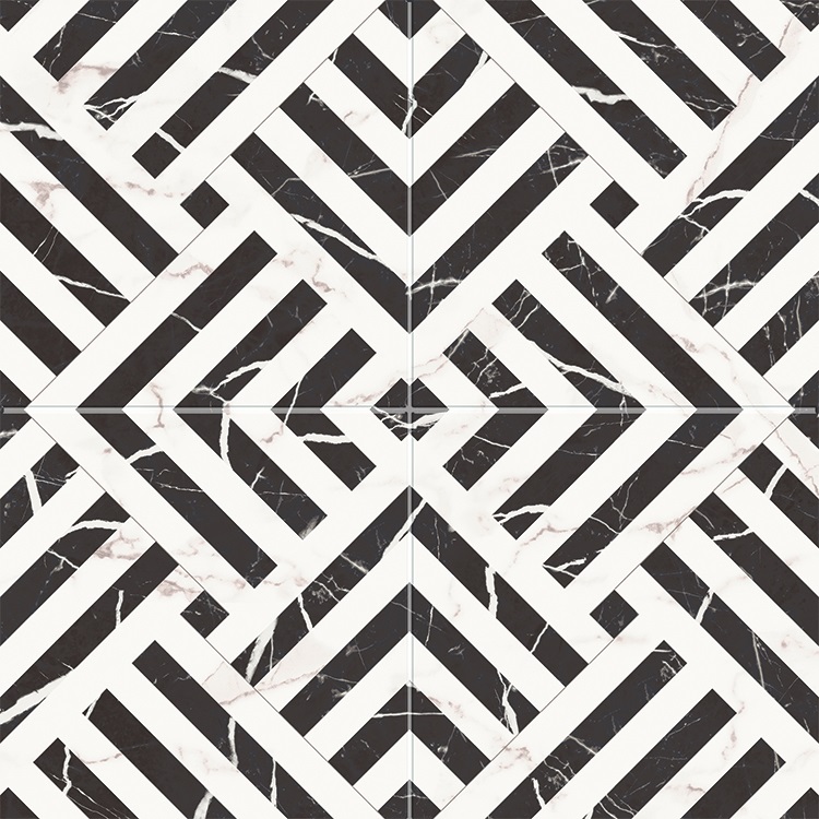Керамогранит APOLLON Charcoal Black Pre-cut 45x45