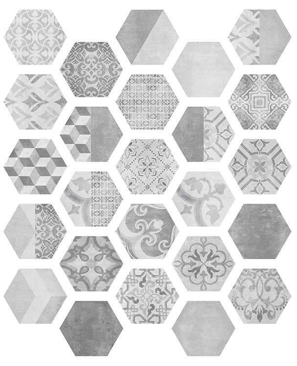 Плитка Nuuk Hexa 23,2x26,7