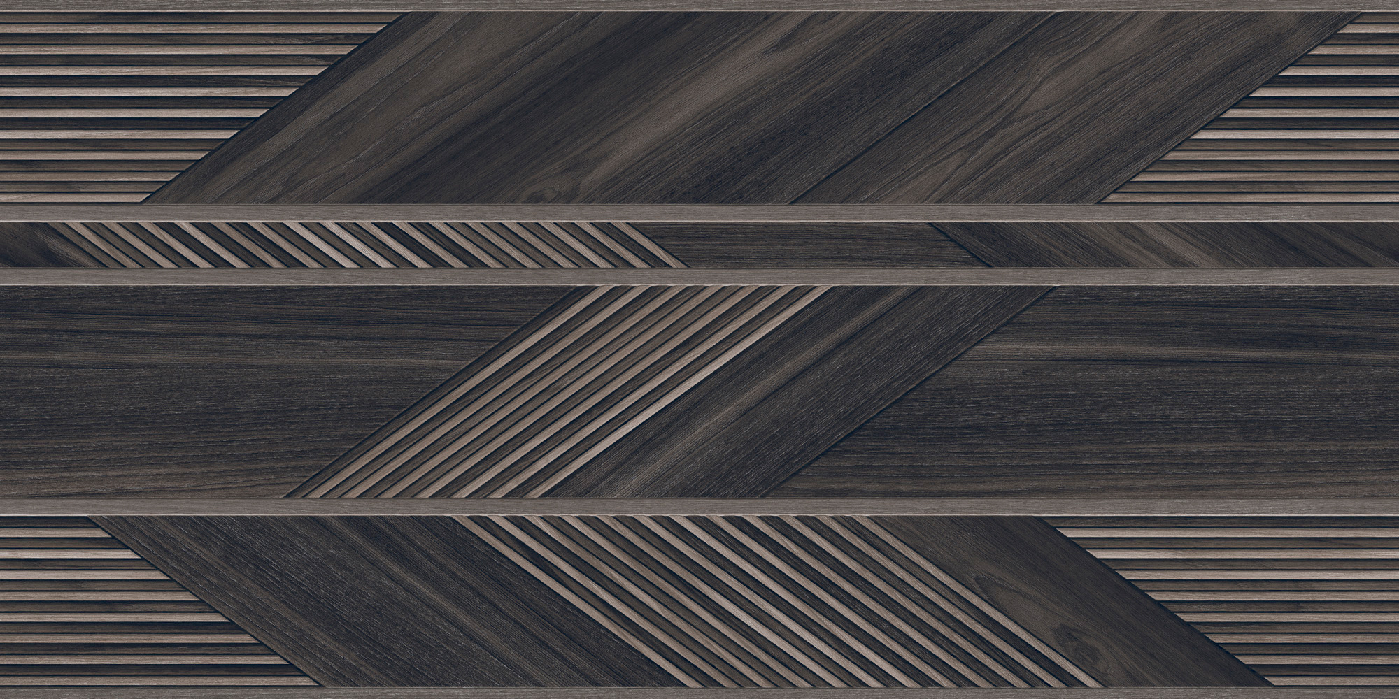 Керамогранит HAZZEL WOOD Black Matt 60x120
