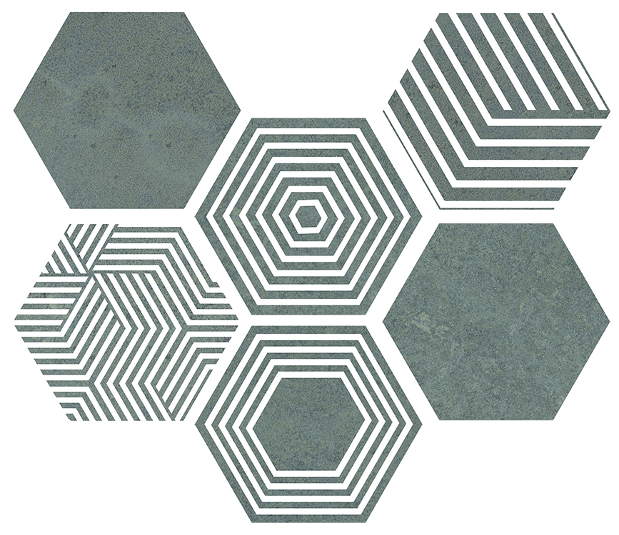 Плитка Pier17 Hexa Turquoise 23,2x26,7
