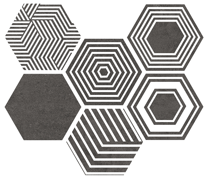 Плитка Pier17 Hexa Zinc 23,2x26,7