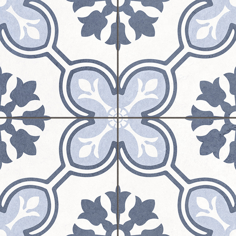 Керамогранит CHATEAU Blue Pre-cut 45x45