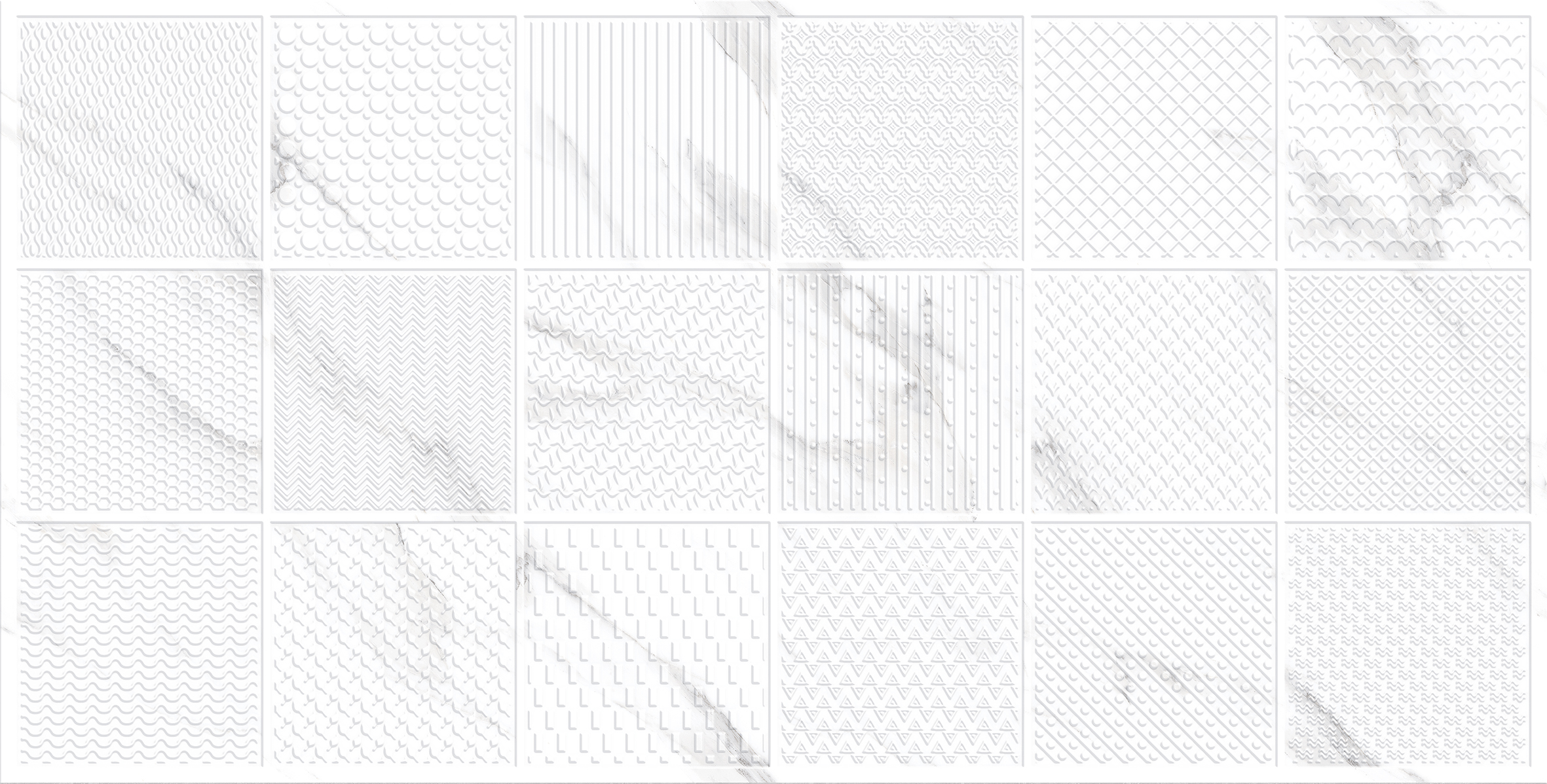 Керамогранит CORTINA Liniar Selina Ice Bianco Carving 60x120