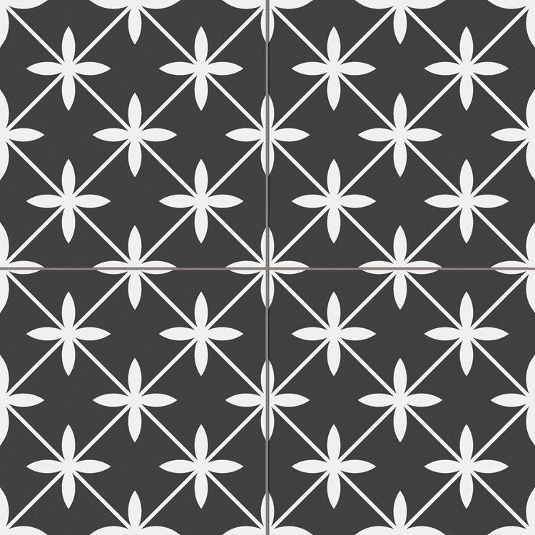 Керамогранит STAR Black Pre. 45x45