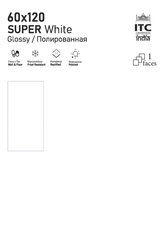 Коллекция SUPER White 60x120 — ITC