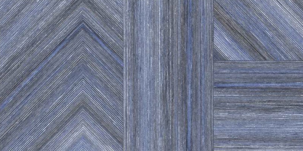 Керамогранит FORKED Wood Blue Carving 60x120