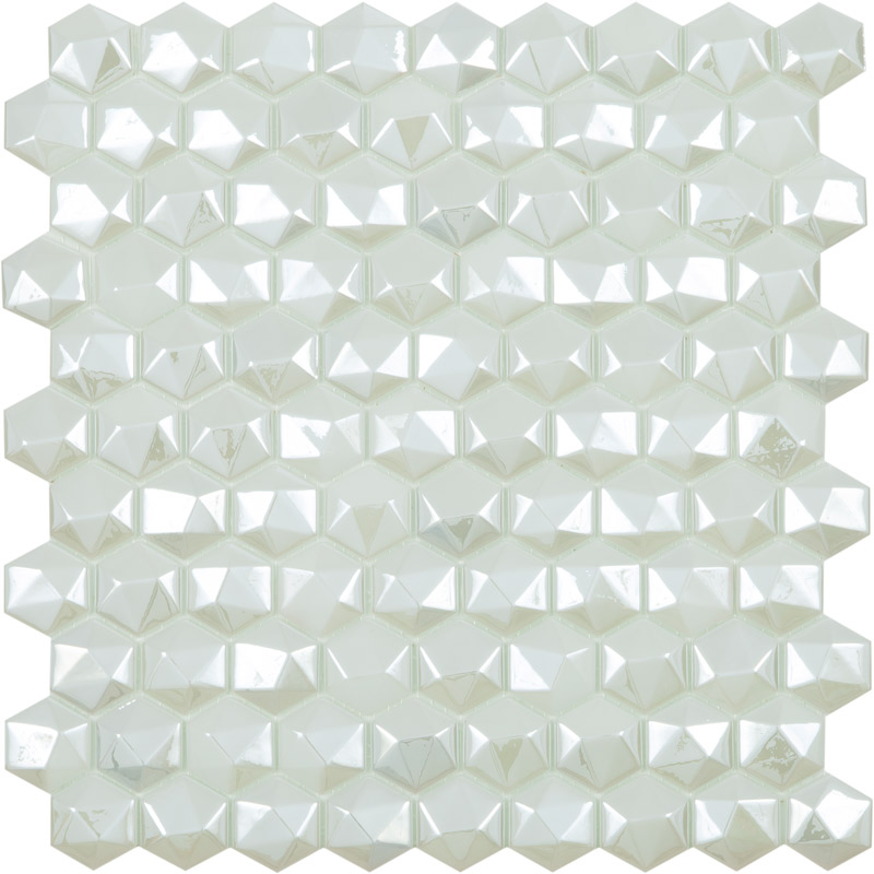 Мозаика Hex Diamond № 350D Белый-С0002686
