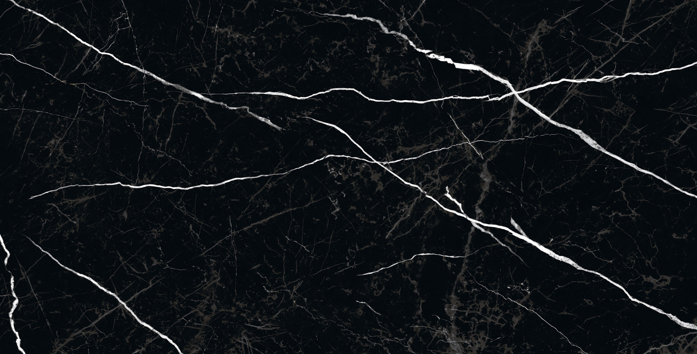 Плитка Nero Marquina 60x120 High Gloss-С0004540