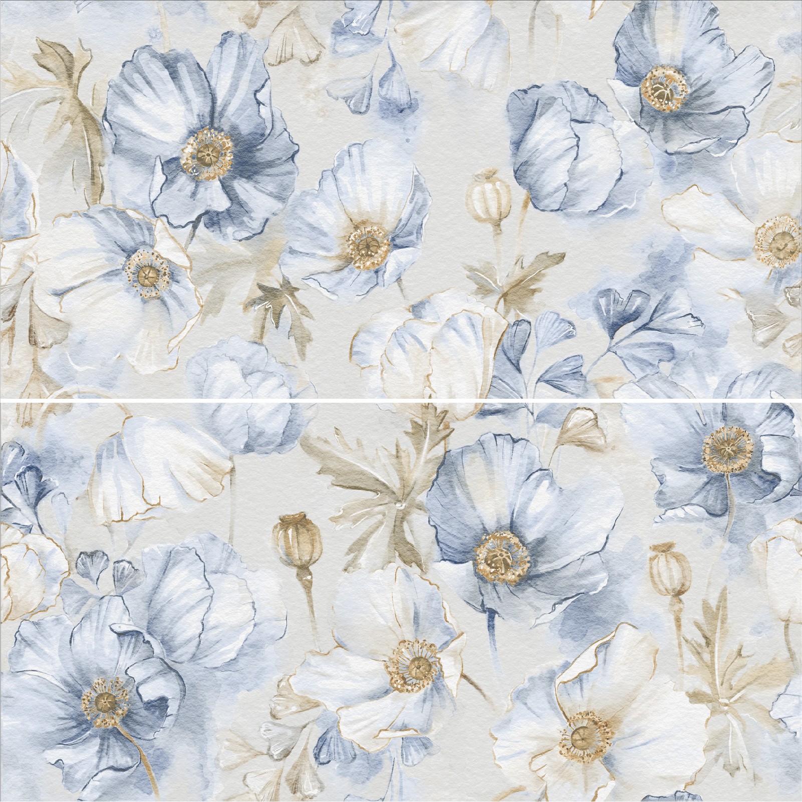 Плитка Elite Bluebell Decor A+B 60x120 Matt 2 шт в комплекте-УТ-00000144