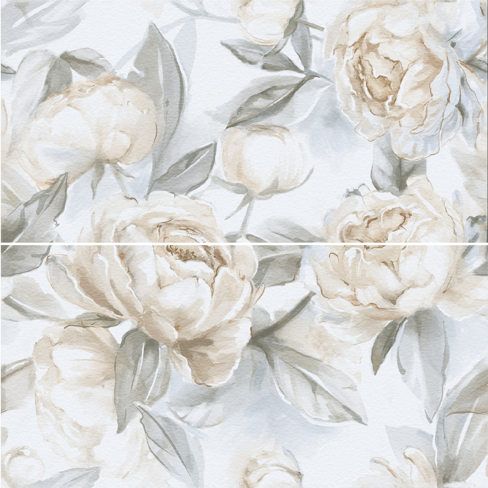 Плитка Elite Peonies Decor A+B 60x120 Matt 2 шт в комплекте-УТ-00000146